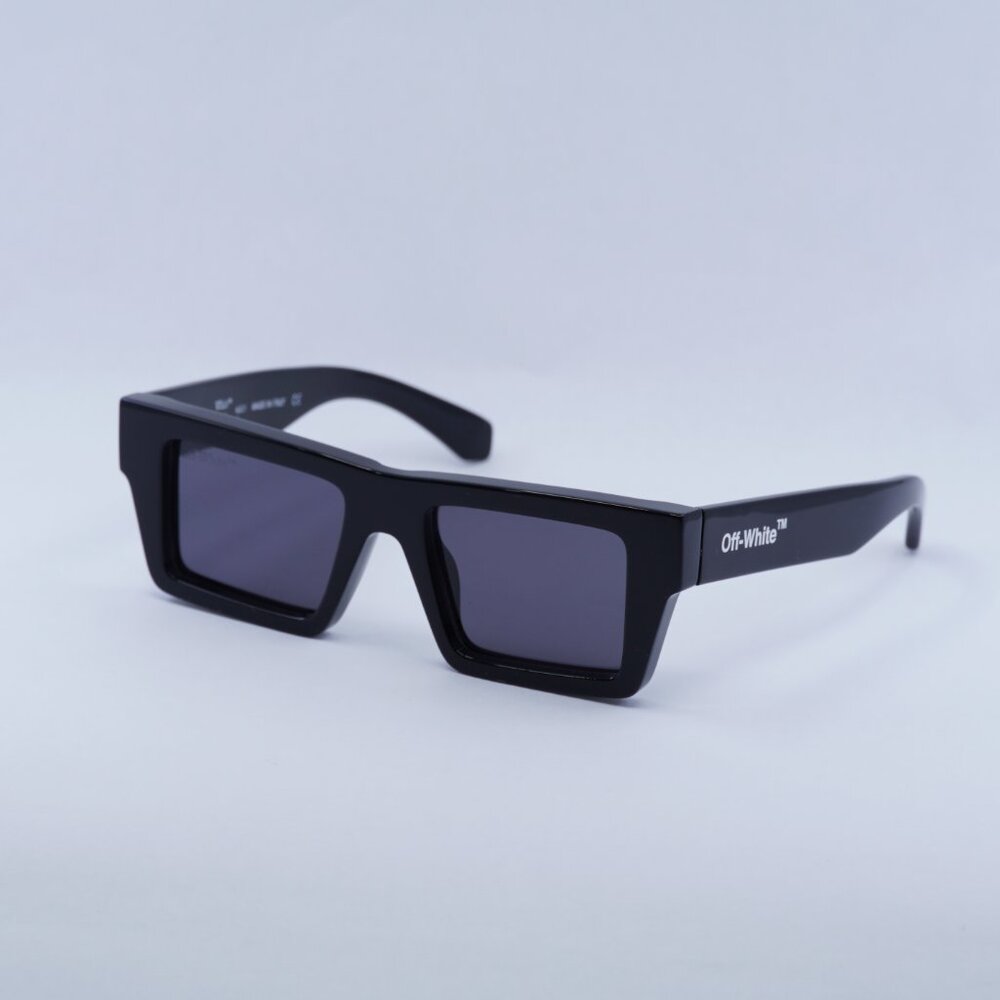 Final Price! Off-White OERI017 NASSAU 1007 Black Sunglasses - Picture 14 of 14